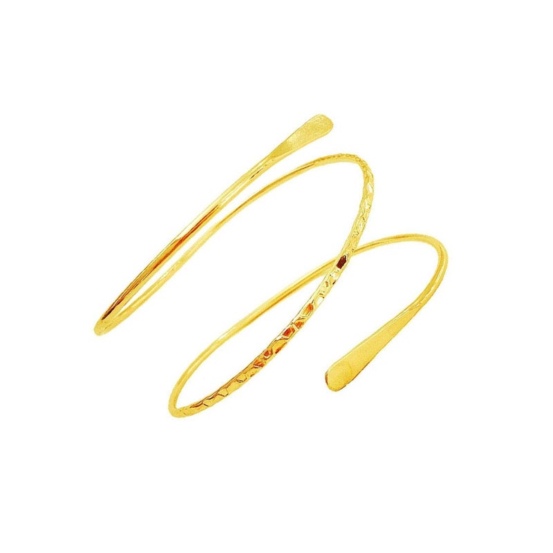 CSIYANJRY99 Gold Snake Arm Cuff for Women - Upper Arm Cuff Bracelet Armlet Egyptian Medusa Costume Accessory - Image 2